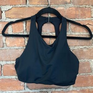 Athleta Black High-Neck Sports Bra